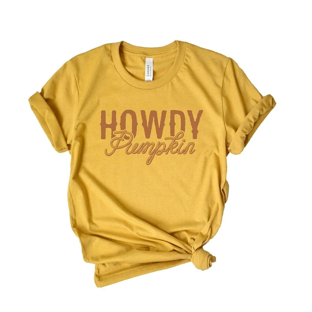 Howdy Pumpkin Rope Short Sleeve Tee sold by Zulily product image thumbnail 2