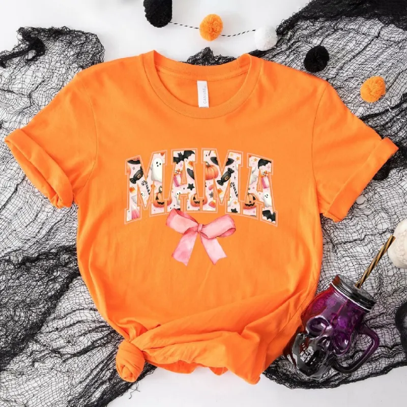 Coquette Halloween Mama Short Sleeve Tee sold by Zulily