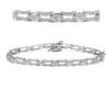 Auriya 14k White Gold 2/5ct TDW Open Design Diamond Link Bracelet sold by Zulily