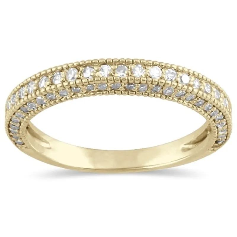1/2 Carat TW Diamond Wedding Band in 10K Yellow Gold sold by Zulily