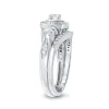 14k Gold 1/2ct TDW Modern Round Diamond Halo Engagement Ring Set by Auriya sold by Zulily