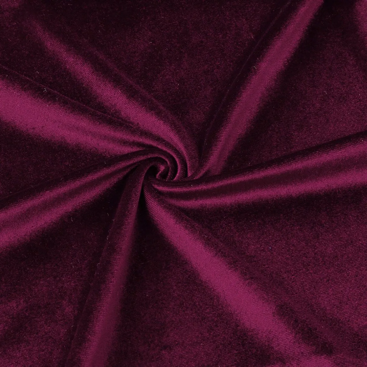 Burgundy Ruffle-Accent Velvet A-Line Dress sold by Zulily product image thumbnail 3