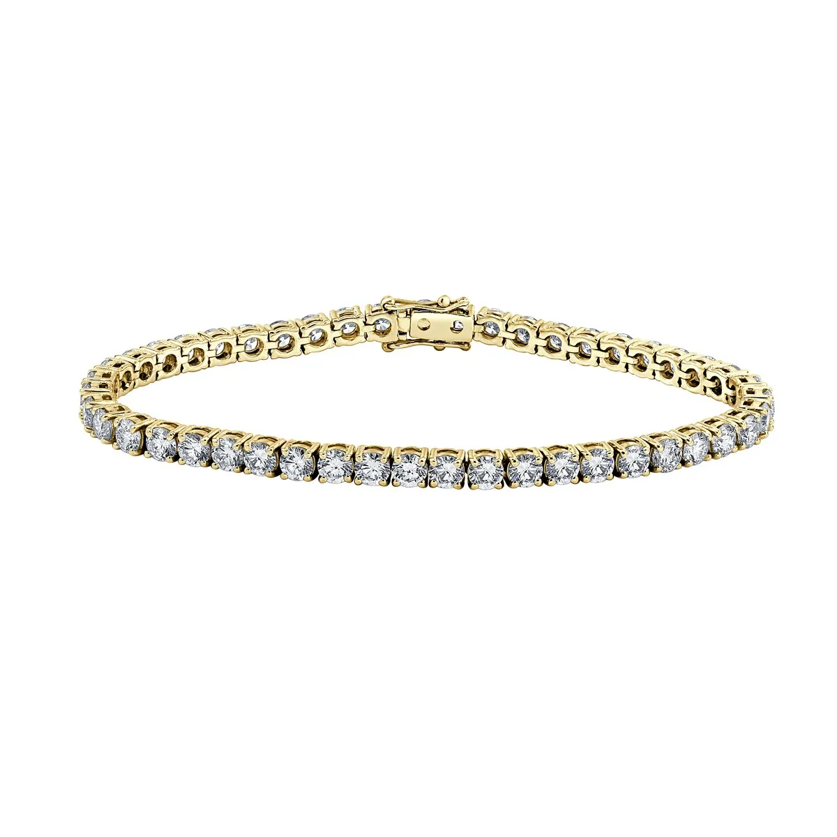 Auriya 14K Gold Lab Grown Round Diamond Tennis Bracelet 2.00 to 20.00 ct. tw. (E-F VS) sold by Zulily product image thumbnail 3