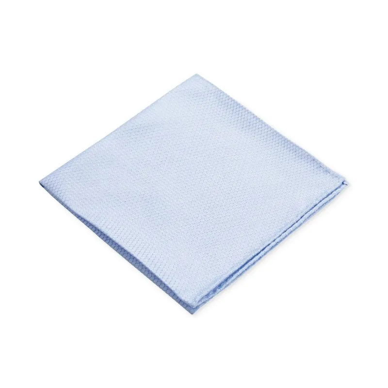 Ryan Seacrest Distinction Men's One Texture Honeycomb Pocket Square Blue Size Petite Small - Petite S sold by Zulily