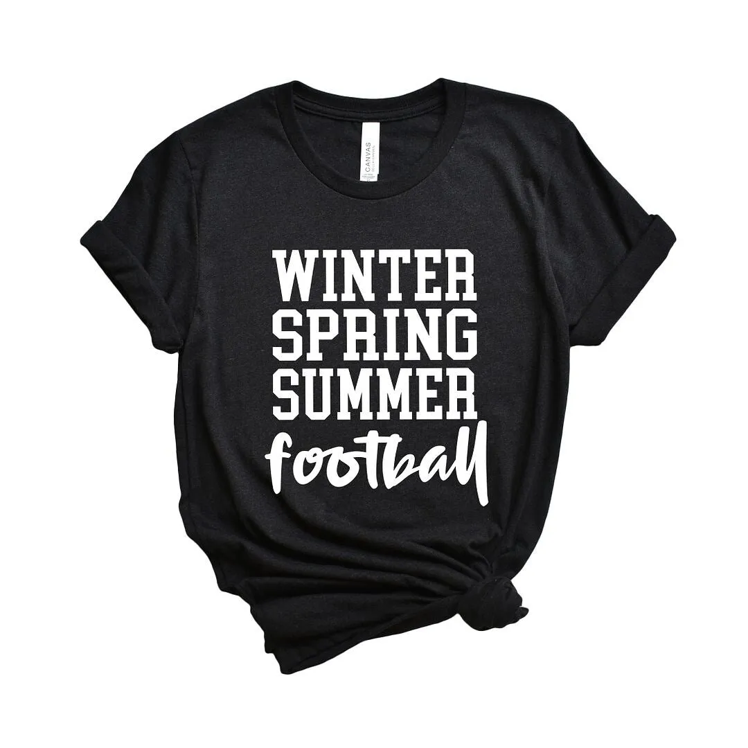 Winter Spring Summer Football Short Sleeve Tee sold by Zulily product image thumbnail 2