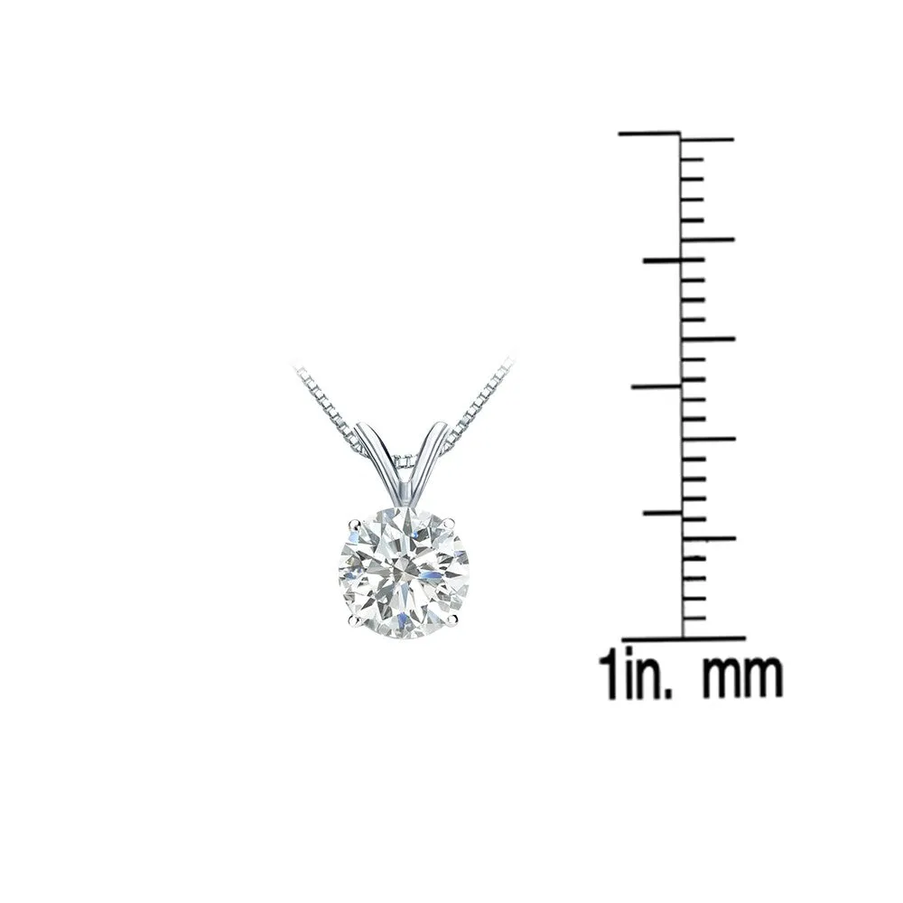 Auriya 1ctw Round Solitaire Diamond Necklace 18k Gold sold by Zulily product image thumbnail 3