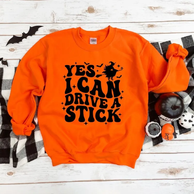 Yes I Can Drive A Stick Graphic Sweatshirt made by Zulily