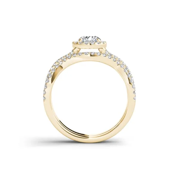 De Couer 14k Yellow Gold 1ct TDW Diamond Engagement Ring sold by Zulily product image thumbnail 2