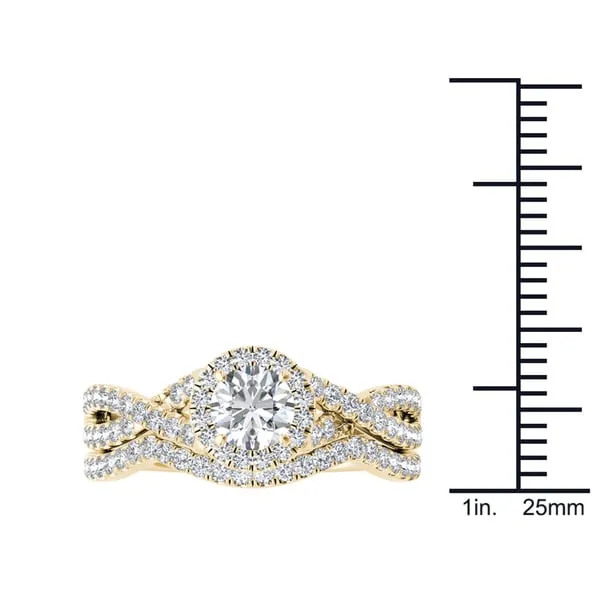 De Couer 14k Yellow Gold 1ct TDW Diamond Engagement Ring sold by Zulily product image thumbnail 4