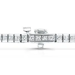 14k Gold 10ct TDW Diamond Tennis Bracelet sold by Zulily product image thumbnail 2