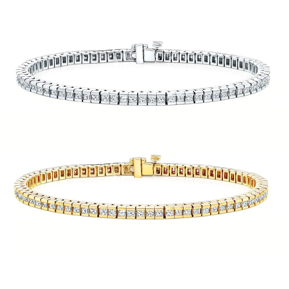 14k Gold 10ct TDW Diamond Tennis Bracelet sold by Zulily