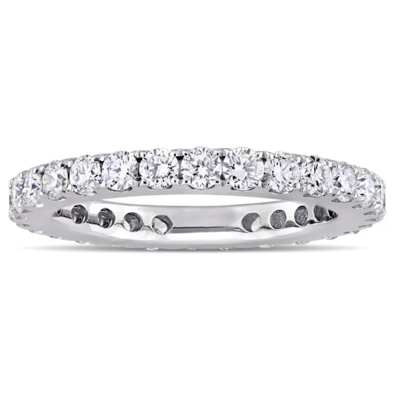 Miadora Signature Collection 14k White Gold 1ct TDW Diamond Full Eternity Band (G-H, SI1-SI2) sold by Zulily