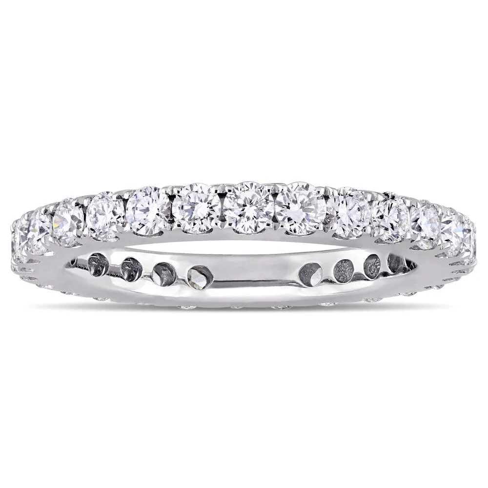 Miadora Signature Collection 14k White Gold 1ct TDW Diamond Full Eternity Band (G-H, SI1-SI2) sold by Zulily