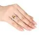 Miadora Sterling Silver Citrine and Created White Sapphire Ring sold by Zulily product image thumbnail 3
