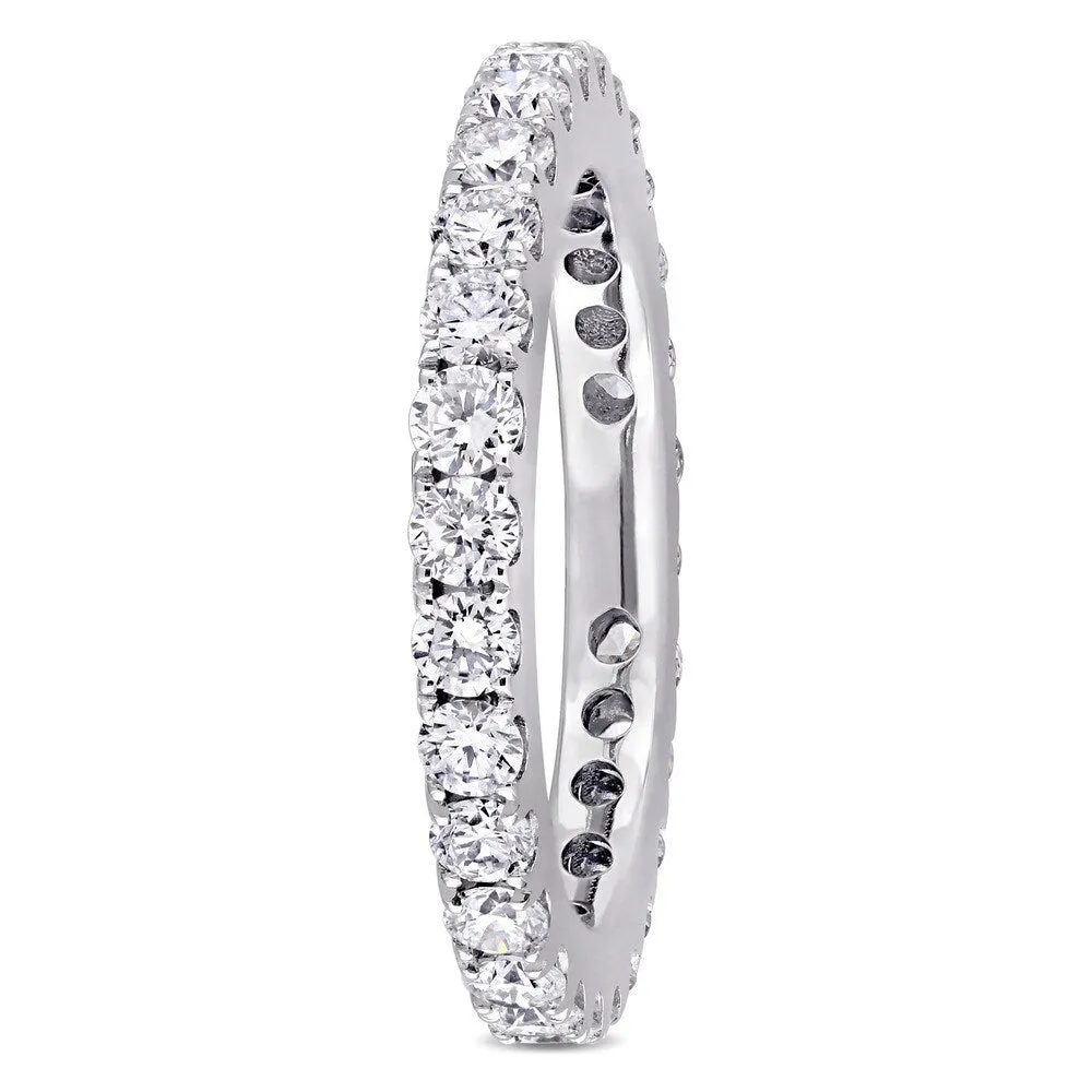 Miadora Signature Collection 14k White Gold 1ct TDW Diamond Full Eternity Band (G-H, SI1-SI2) sold by Zulily product image thumbnail 2