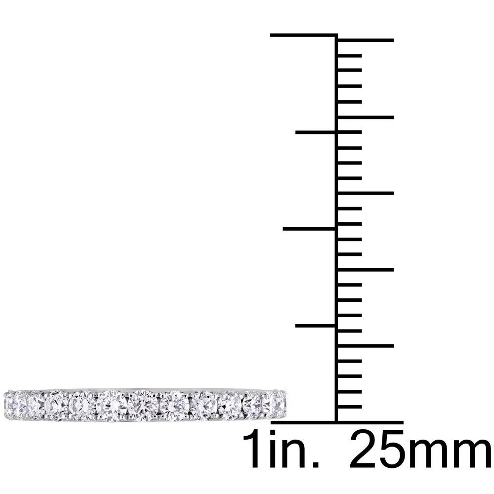 Miadora Signature Collection 14k White Gold 1ct TDW Diamond Full Eternity Band (G-H, SI1-SI2) sold by Zulily product image thumbnail 4