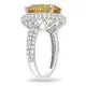 Miadora Sterling Silver Citrine and Created White Sapphire Ring sold by Zulily product image thumbnail 2