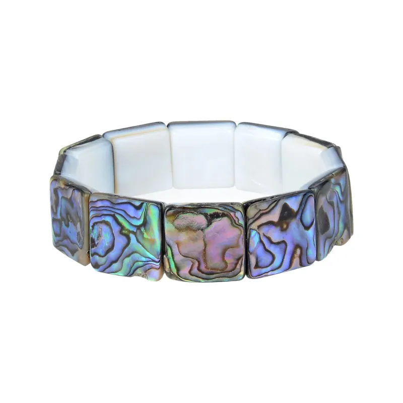 Abalone Shell Stretchable Bracelet sold by Zulily