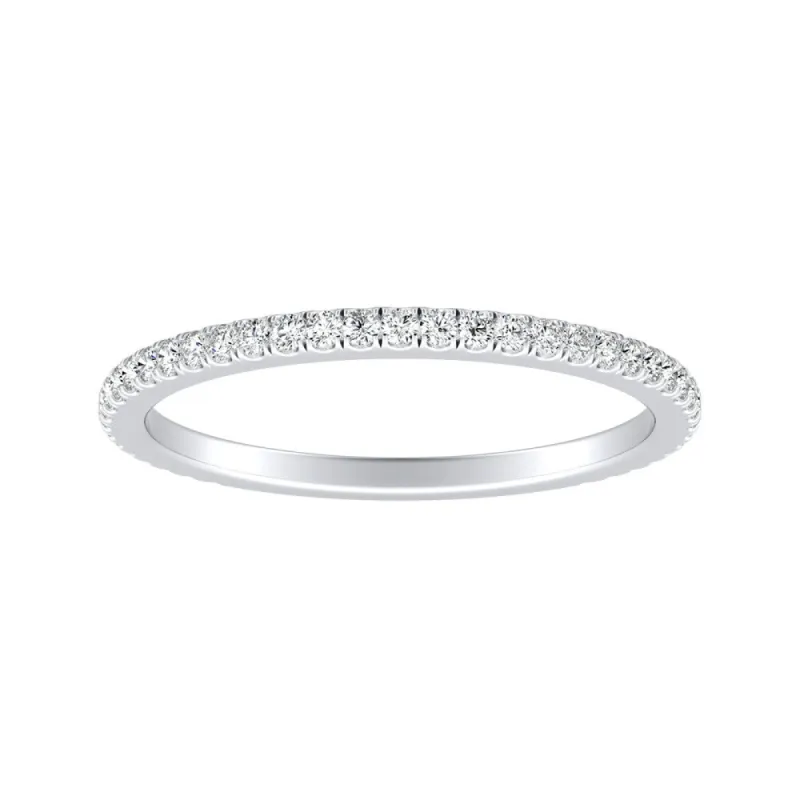 Auriya 1/5ctw Stackable Diamond Wedding Band 14k Gold sold by Zulily