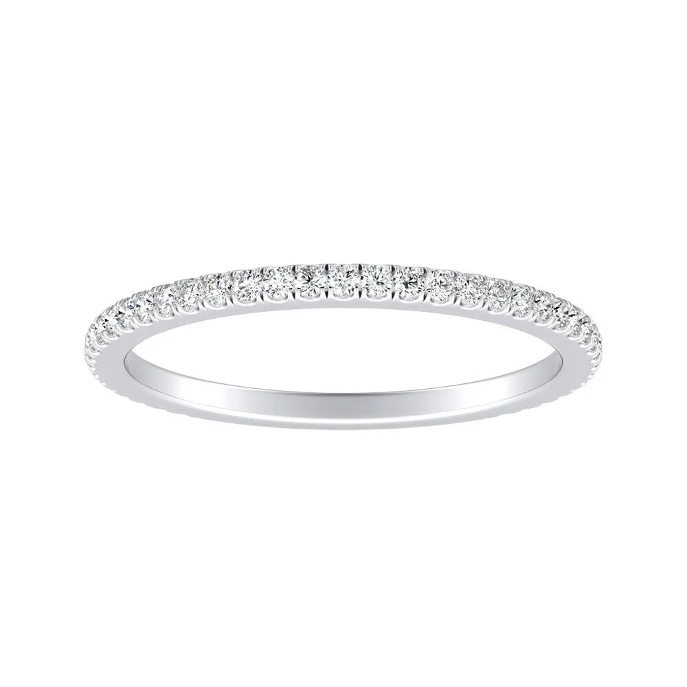 Auriya 1/5ctw Stackable Diamond Wedding Band 14k Gold sold by Zulily