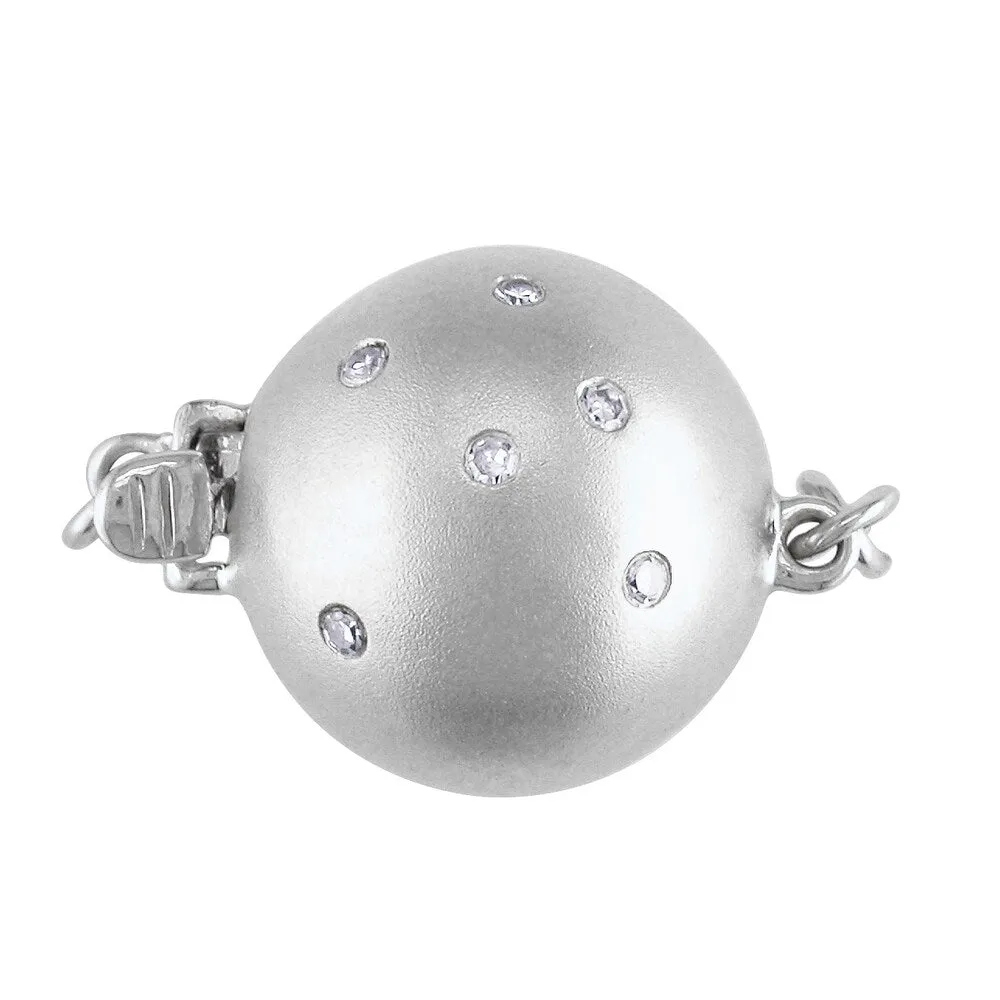 Miadora Signature Collection 14k White Gold Tahitian Pearl and Diamond Accent Necklace (13-14 mm) sold by Zulily product image thumbnail 2