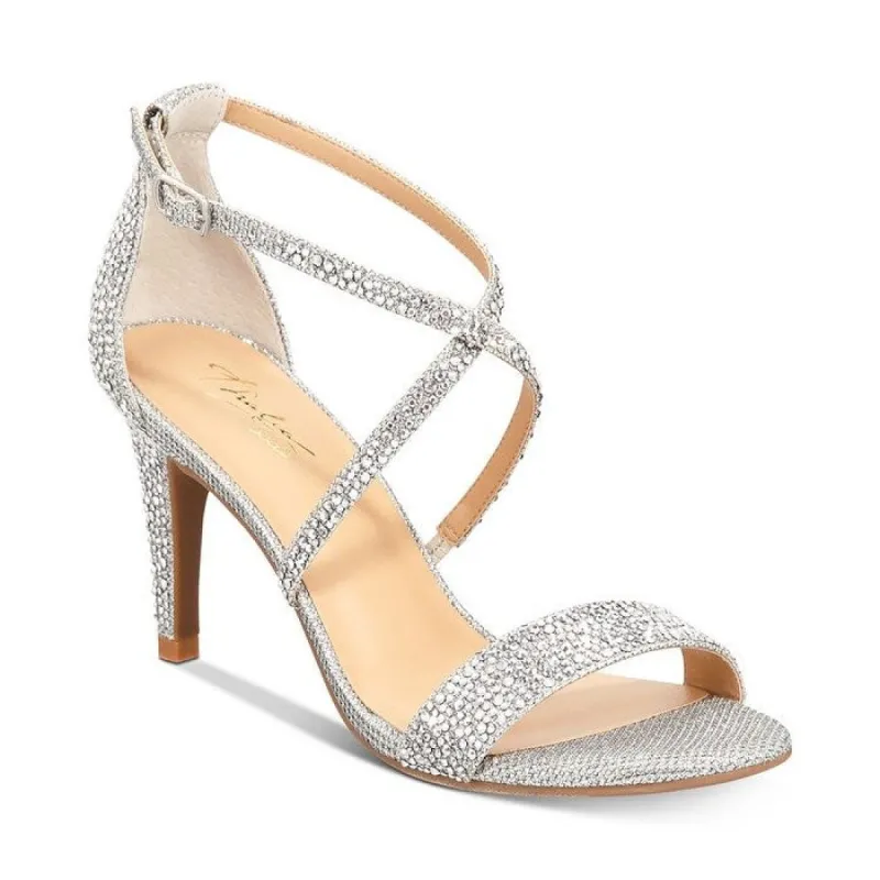 Thalia Sodi Women's Darria 4 Embellished Evening Heels Gray Size 11 M - 11 M sold by Zulily