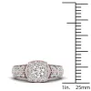 De Couer 2ct TDW Diamond Halo Ring (H-I, I2) - Pink sold by Zulily