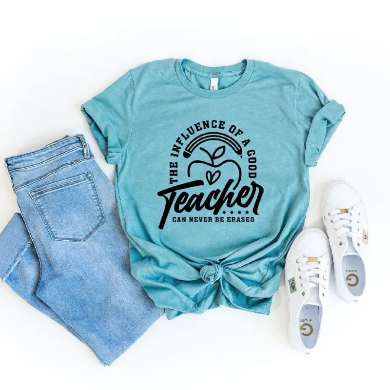 The Influence Of A Good Teacher Apple Short Sleeve Tee sold by Zulily