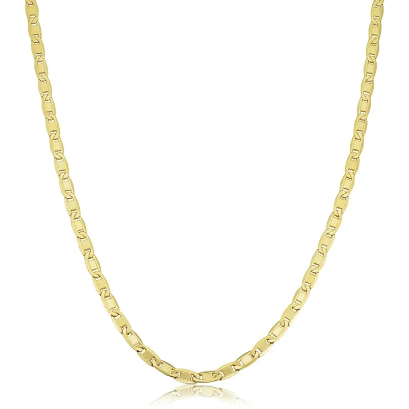 14K Yellow Gold Filled 3.5 mm Solid Valentino Chain Necklace (16 - 30 inches) sold by Zulily