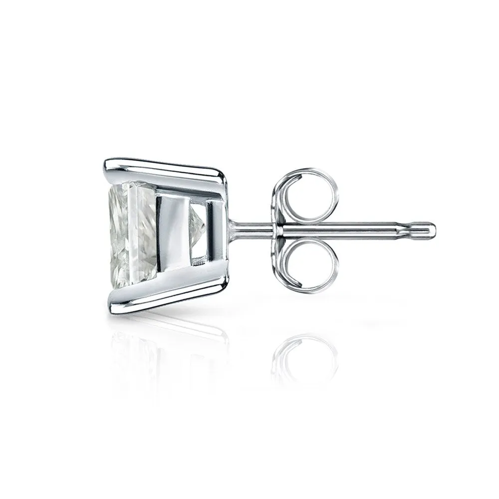 Auriya 14k Gold 1ct TDW Princess-Cut SINGLE STUD (1) Diamond Earring sold by Zulily product image thumbnail 5