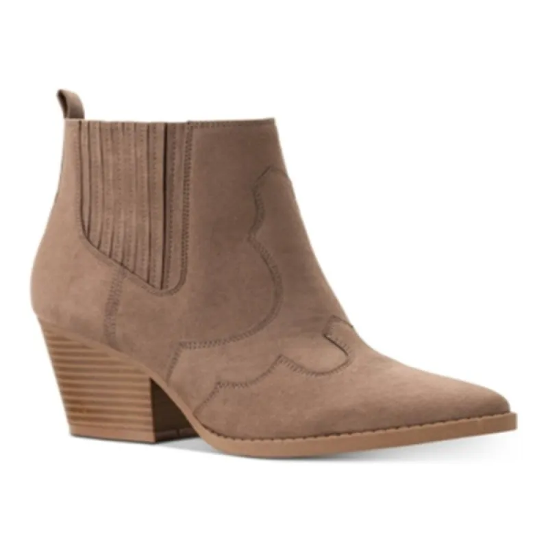 American Rag Women's Kayla Almond Toe Ankle Fashion Boots Brown Size 7 M - 7 M sold by Zulily