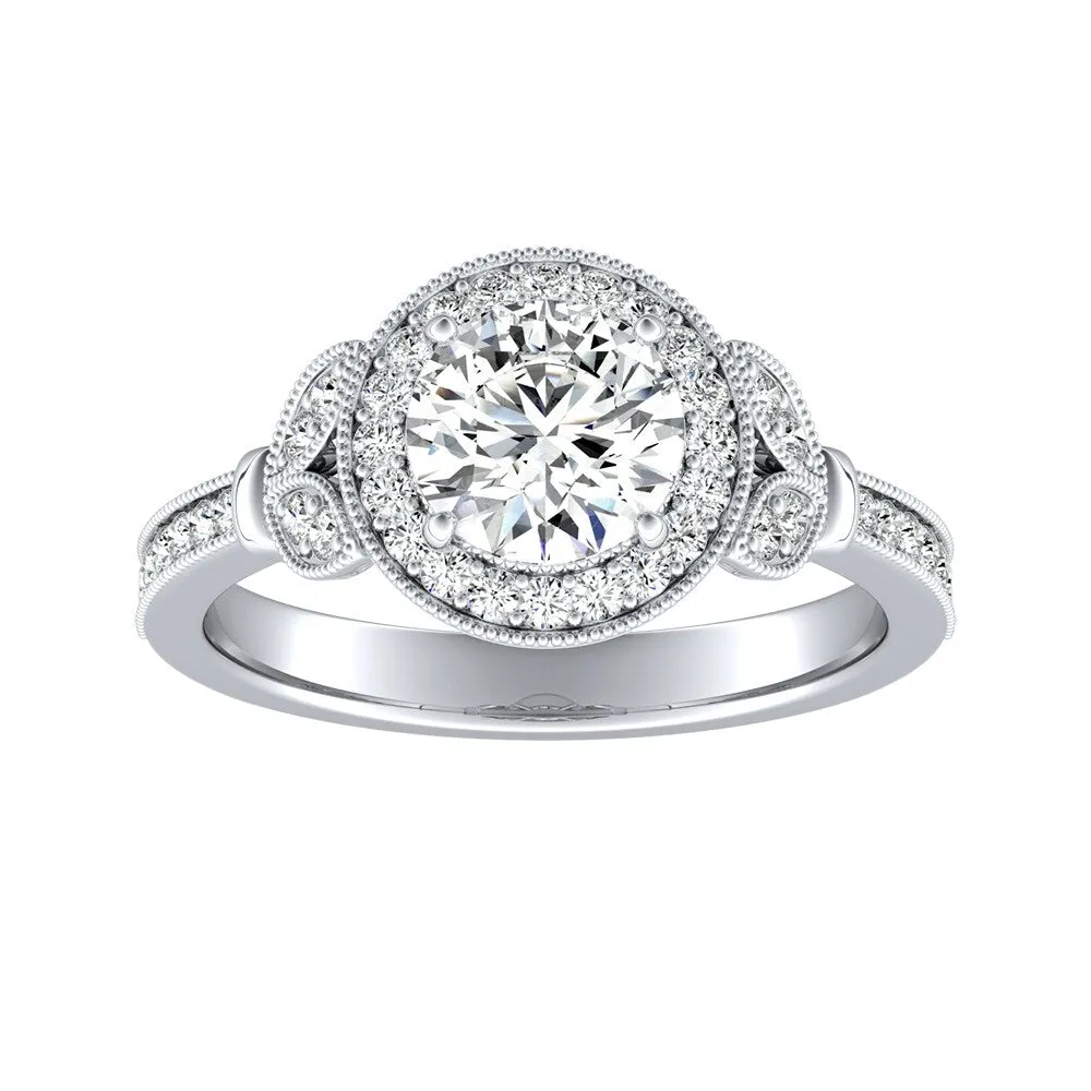 Auriya 14k Gold 1 1/4ctw Vintage Moissanite Engagement Ring sold by Zulily