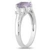 Miadora Sterling Silver Amethyst and Created White Sapphire Ring sold by Zulily