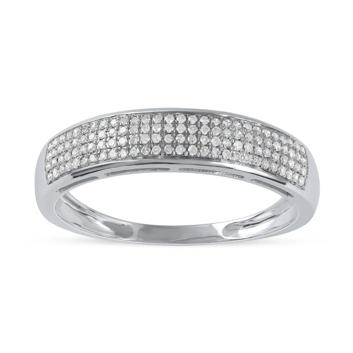 S925 Sterling Silver 1/3ct TDW Diamond Men's Ring sold by Zulily product image thumbnail 5