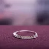 Miadora Sterling Silver 1/ 5ct TDW Diamond Thin Stackable Wedding Band (H-I, I2-I3) sold by Zulily
