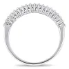 Miadora Sterling Silver 1/ 5ct TDW Diamond Thin Stackable Wedding Band (H-I, I2-I3) sold by Zulily