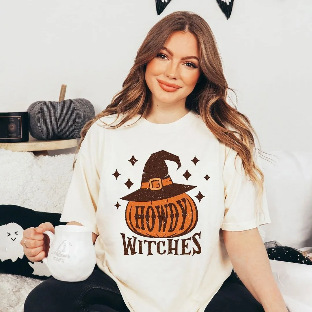 Howdy Witches Stars Garment Dyed Tee sold by Zulily product image thumbnail 3