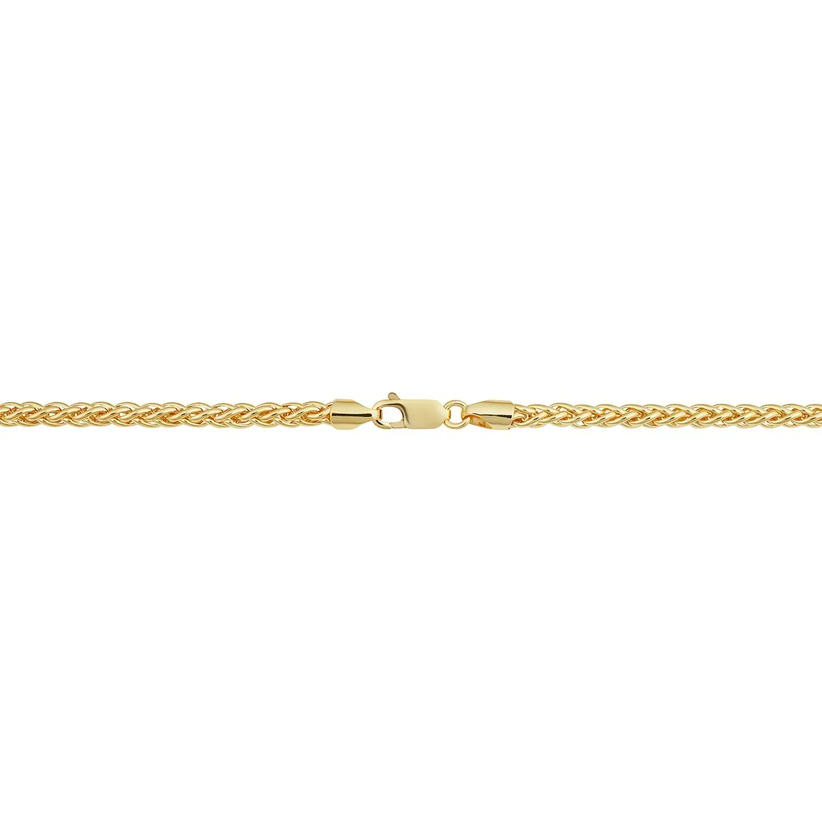 Solid 14k Yellow Gold Filled 4 mm Franco Necklace for Men and Women sold by Zulily product image thumbnail 3