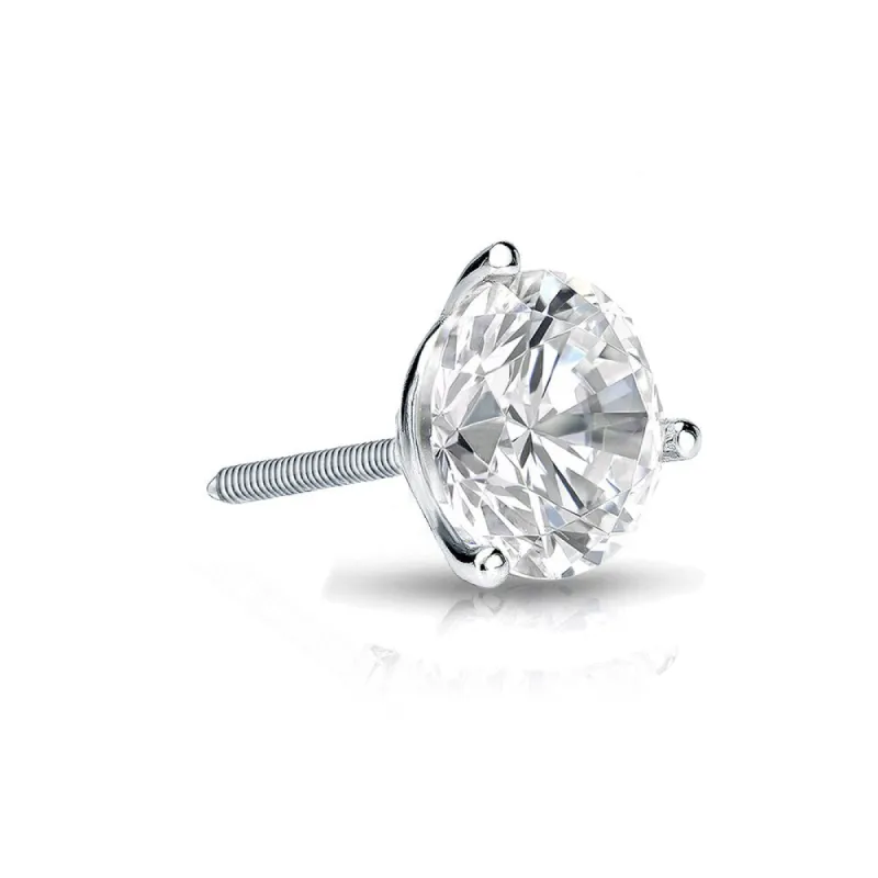 Auriya 14k Gold 1/3ct TDW Round SINGLE STUD (1) Diamond Earring sold by Zulily