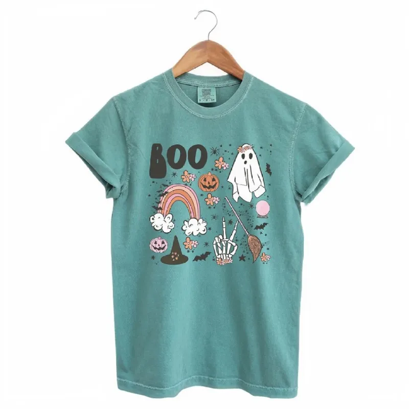 Halloween Cluster Garment Dyed Tee sold by Zulily