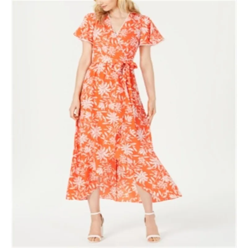 Vince Camuto Women's Maxi Dress -Orange Size 12 sold by Zulily