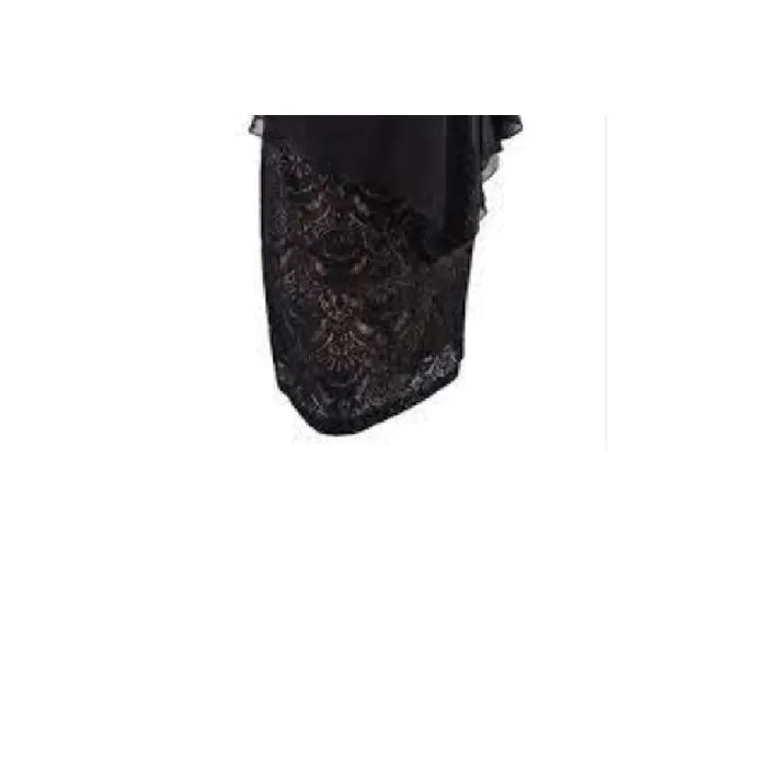 Connected Women's Lace & Chiffon Popover Dress Black Size 12 sold by Zulily product image thumbnail 3
