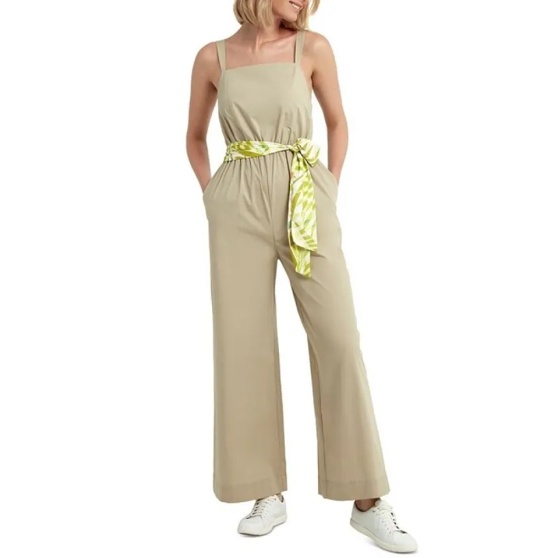 H Halston Women's Ruched Jumpsuit Brown Size X-Large sold by Zulily
