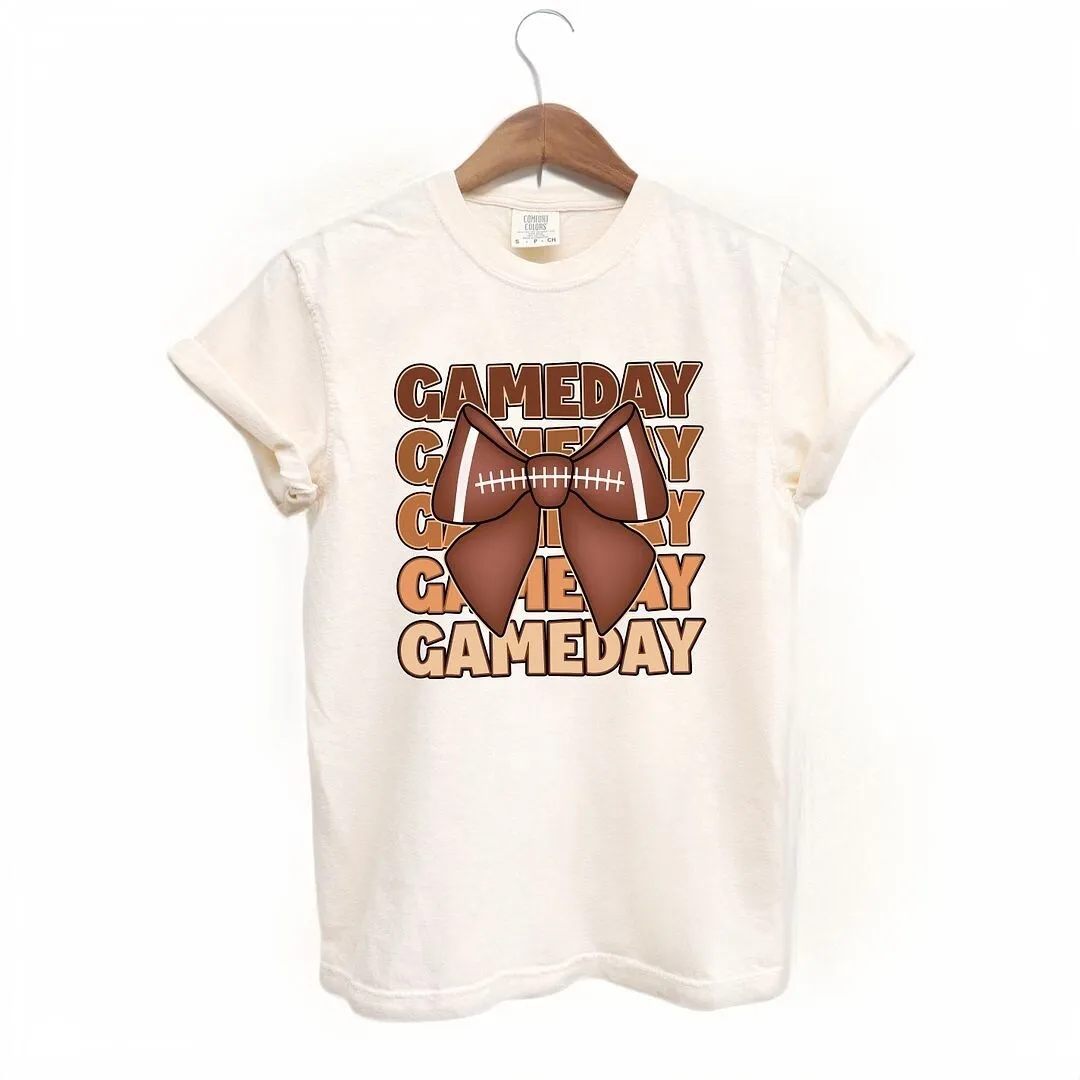 Coquette Football Game Day Garment Dyed Tee sold by Zulily product image thumbnail 2