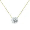 Auriya 14-karat Gold 0.90ctw Round Solitaire Lab Grown Diamond Necklace 4-Prong (D-E VVS) - 0.90 sold by Zulily