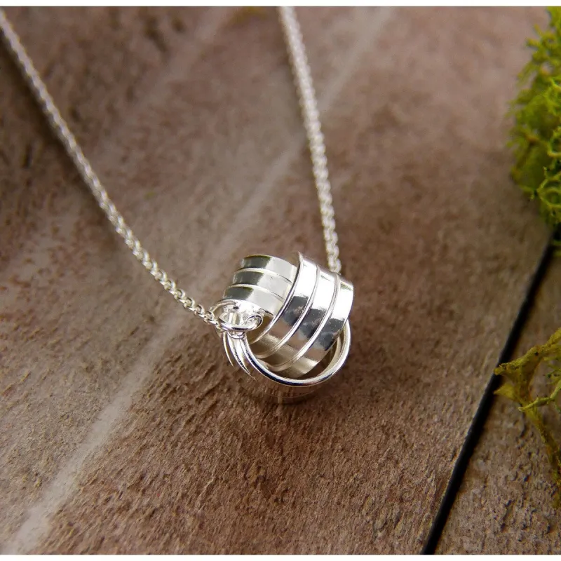 Vera & Co. Sterling Silver Love Knot Necklace sold by Zulily