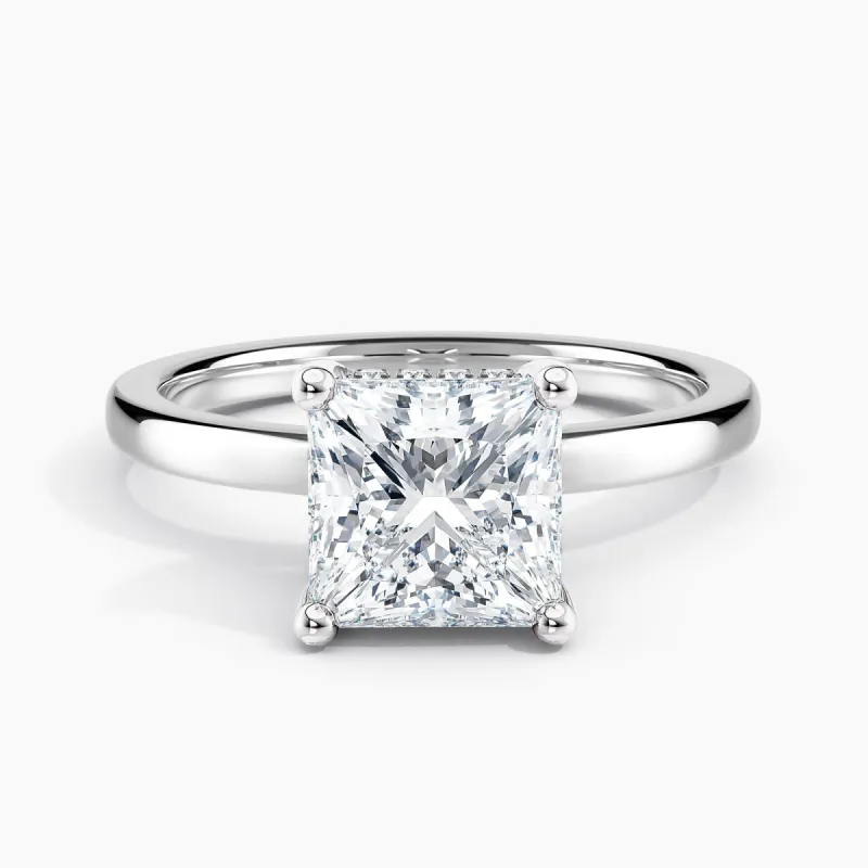 Auriya 14k Gold 5.00ctw Princess Hidden-Halo Lab Grown Diamond Engagement Ring sold by Zulily