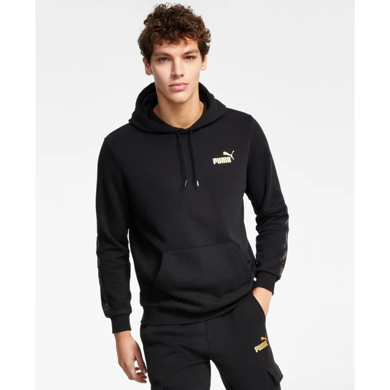 Puma Men's Gold Logo Tape Fleece Sweatshirt Black Size Small sold by Zulily