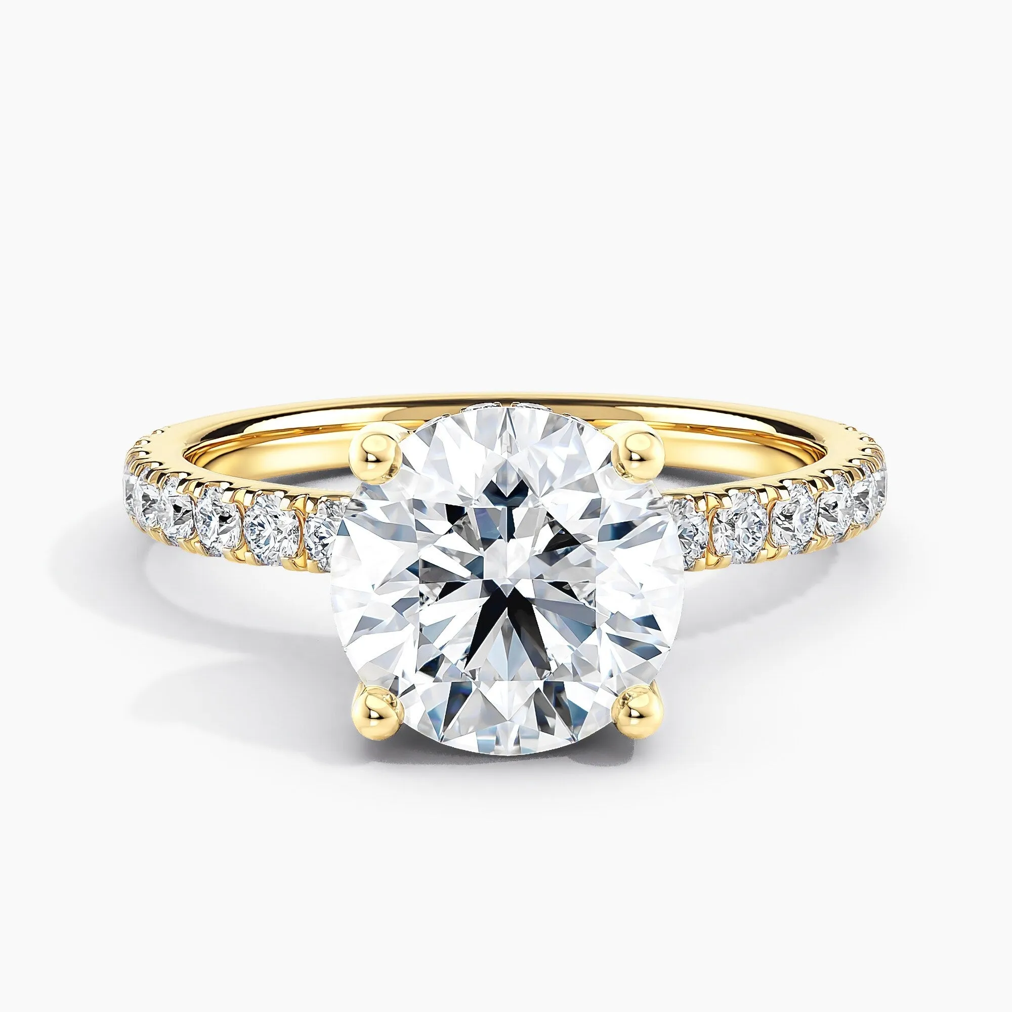 Auriya 14k Gold 1.20ctw Round Hidden-Halo Lab Grown Diamond Engagement Ring sold by Zulily product image thumbnail 2
