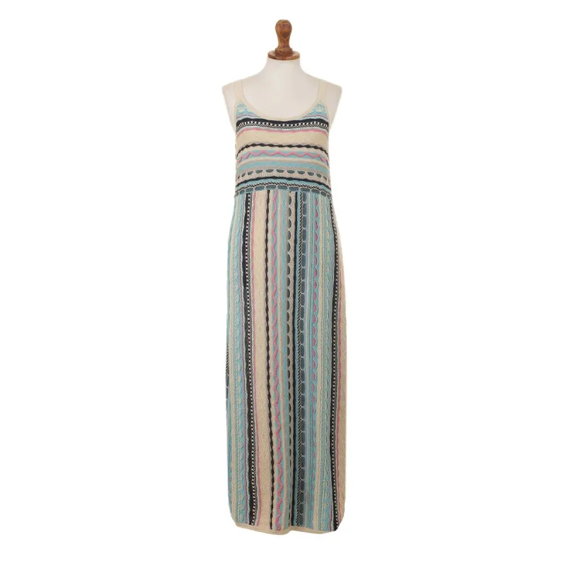 NOVICA Knit cotton maxi dress Bohemian Princess sold by Zulily